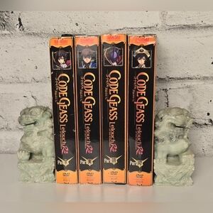 Code Geass R2 Limited Edition DVD Lot Parts I–IV + Manga Bandai Anime Set